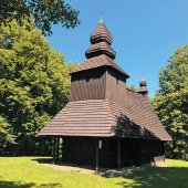 Kosice Region: UNESCO-Gréckokatolícky drevený chrám Prenesenia ostatkov sv. Mikuláša, Ruská Bystrá