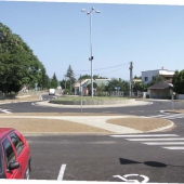 OBEC STREDA NAD BODROGOM: Okružná križovatka