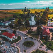 OBEC BOBROV: Pohľad na Bobrov z výšky