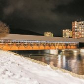 MESTO DOLNÝ KUBÍN: Ikonický drevený kolonádový most