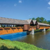 MESTO DOLNÝ KUBÍN: Drevený kolonádový most v centre Dolný Kubín