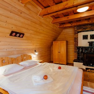 Jánošíkov dvor: Deluxe Romantic Room with Fireplace