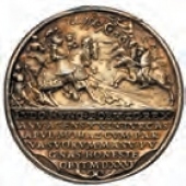 NÁRODNÁ BANKA SLOVENSKA - MÚZEUM MINCÍ A MEDAILÍ KREMNICA: Vzácna renesančná medaila zobrazuje bitku pri Moháči v roku 1526
