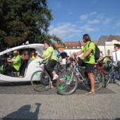 MESTO RIMAVSKÁ SOBOTA: cyklomobilita na Hlavnom námestí v Rimavskej Sobote