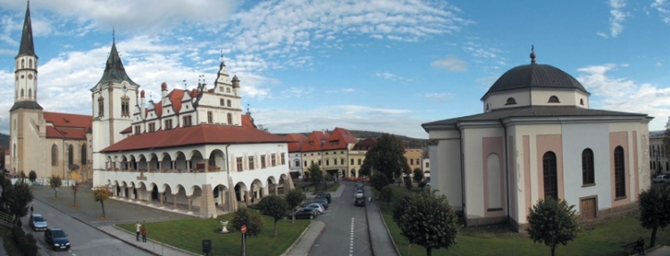 MESTO LEVOČA: Bazilika sv. Jakuba, Radnica a Evanjelický kostol